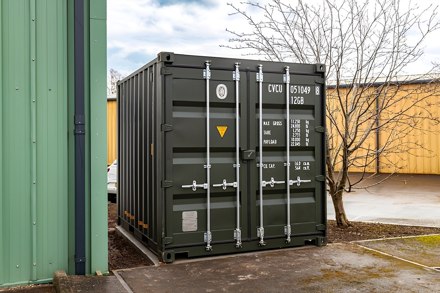 10ft Shipping Container Green