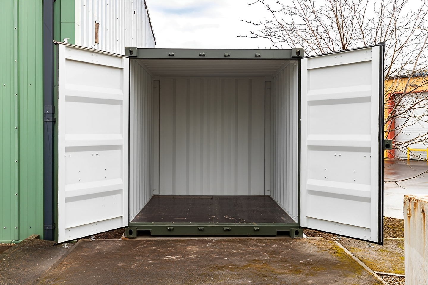 10ft Shipping Container Green2