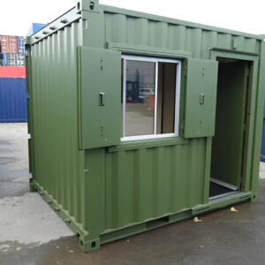 10ft X 8ft Custom Shipping Container Office1