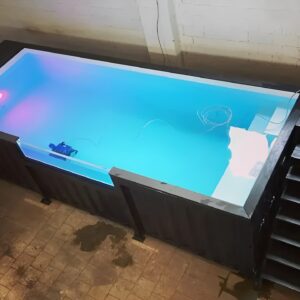 20ft Shipping Container Swimming Pool with Convenient Side Staircase 7
