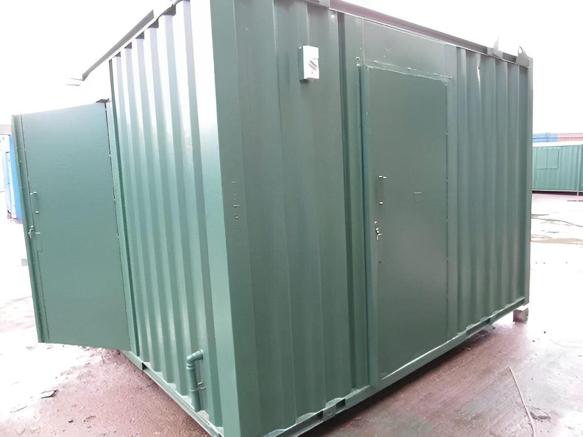21 Steel Toilet Cabin 12Ft x 9Ft 1