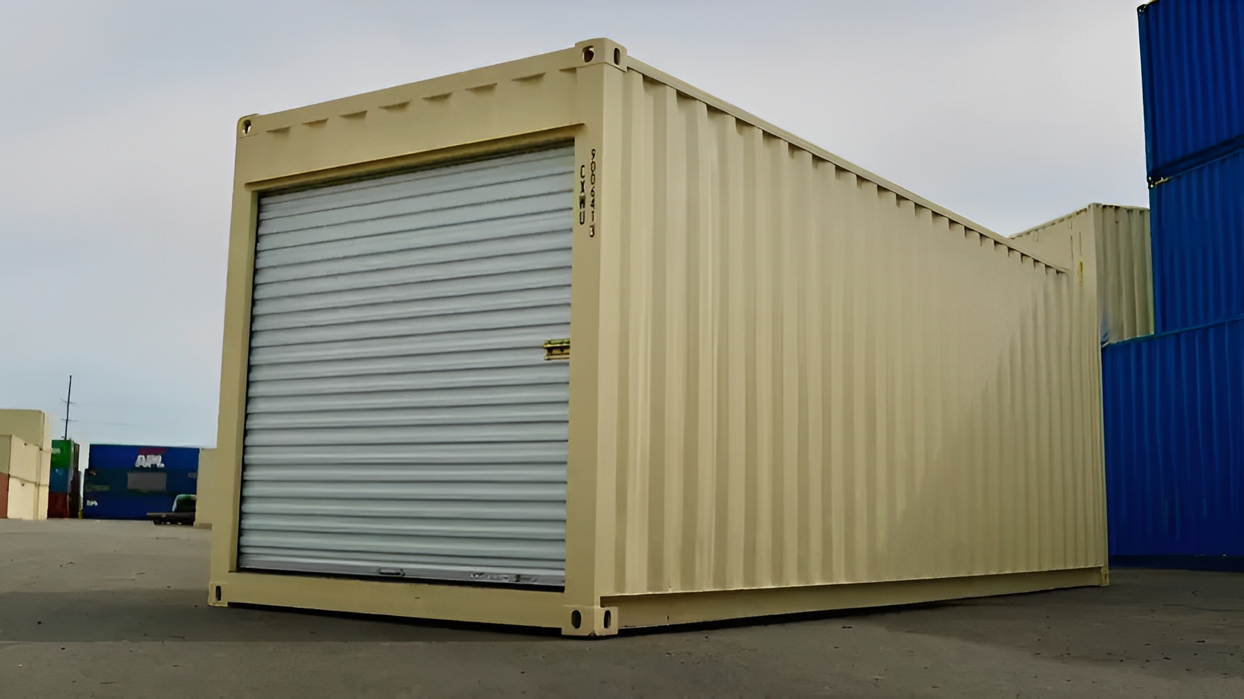 24ft Storage Container with Roll Up Door3