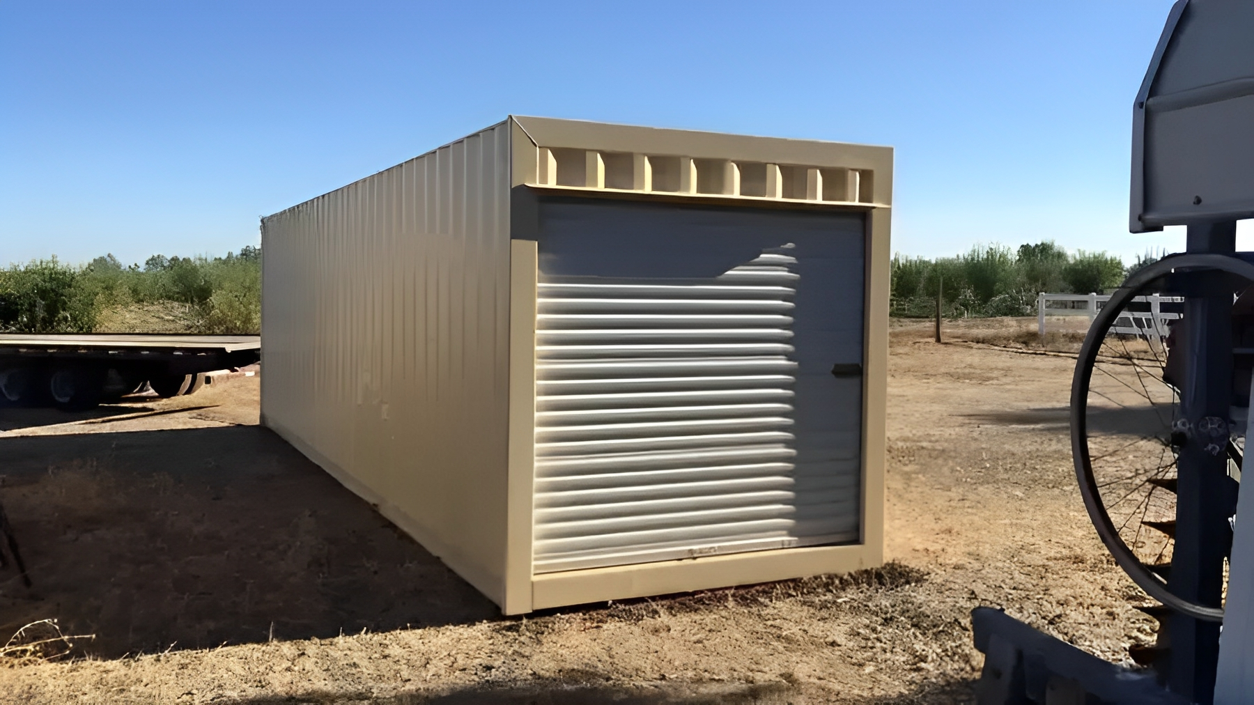 30ft Shipping Container with Roll Up Door2