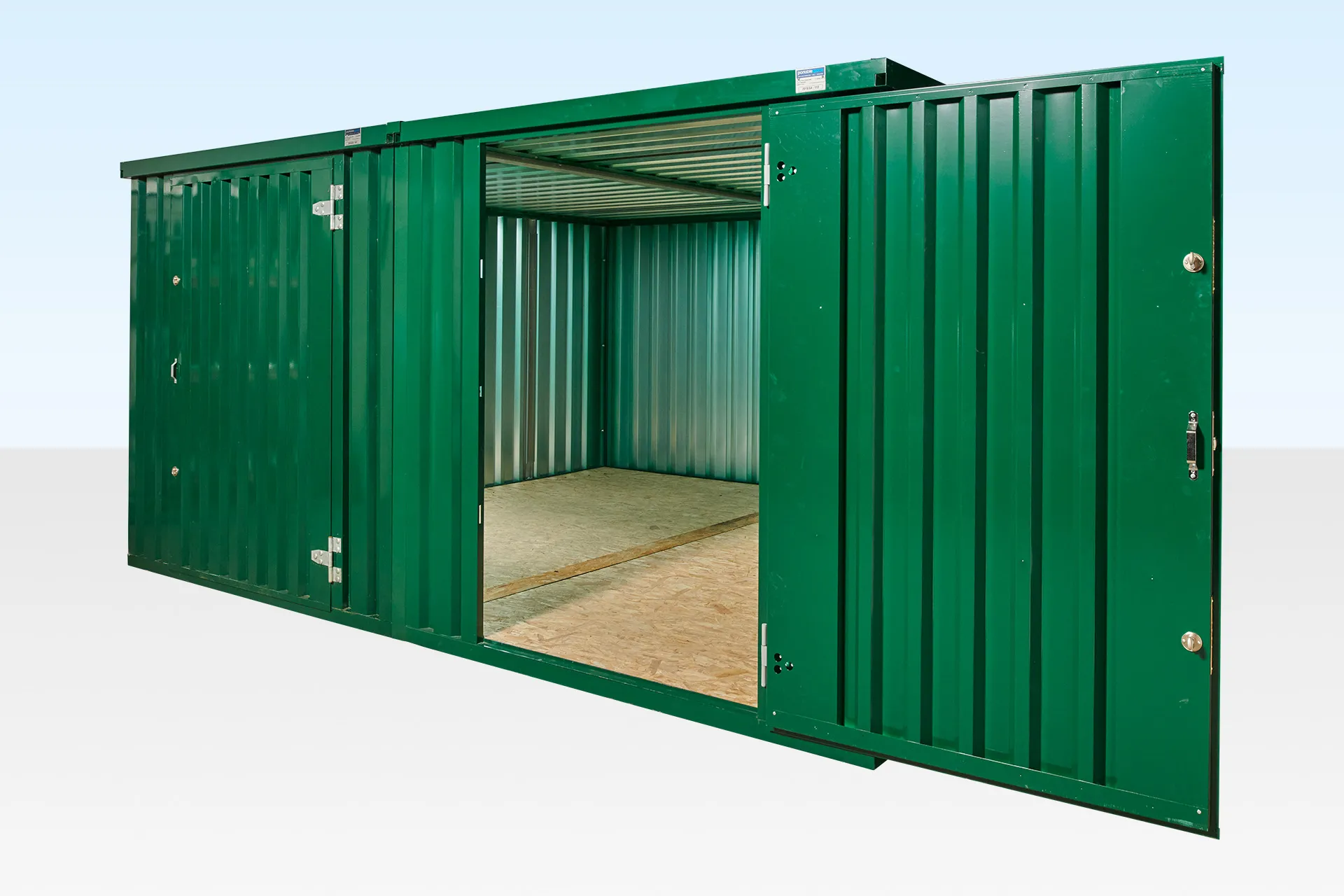 4M X 4.2M Side Linked Flat Pack Powder Coated 1