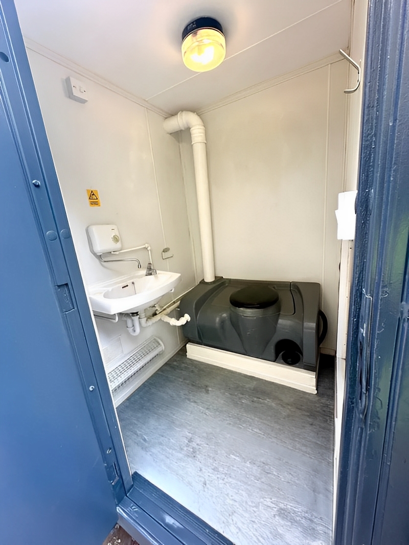 Static Welfare 24x9Ft Anti Vandal Cabin Office Canteen Toilet 10KVA Generator 6