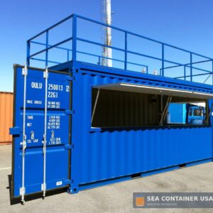 20FT STORE CONTAINER WITH ROOF TERRACE