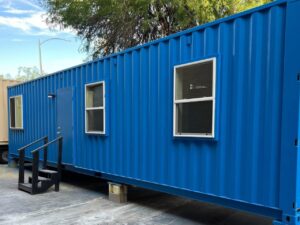40FT FLEX Open Office Mobile Container With Bathroom